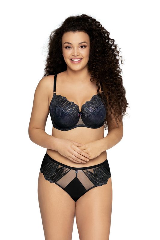 AVA BIUSTONOSZ AV 1950 BLACK SEMI SOFT - GLAM ROCK AW2021/22