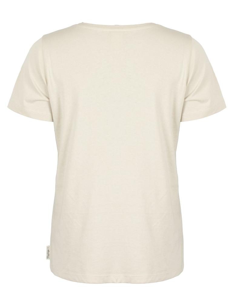 RAJ-POL ROADSIGN T-SHIRT DAMSKI Z NADRUKIEM BEŻOWY 21-035599, 21-035600, 21-035601, 21-035604,  21-035605