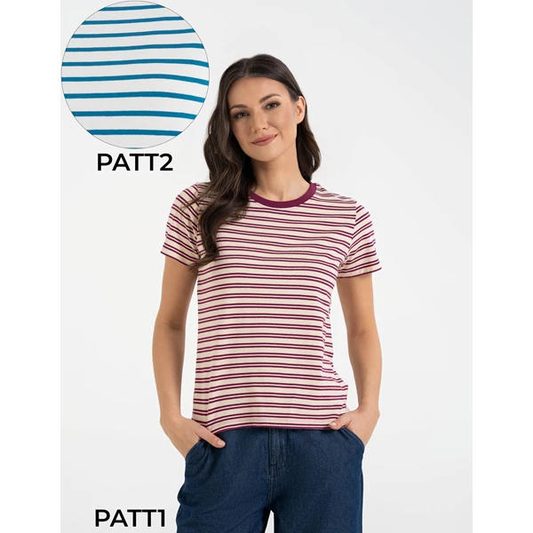 MORAJ T-SHIRT DAMSKI W PASKI BD1300-521