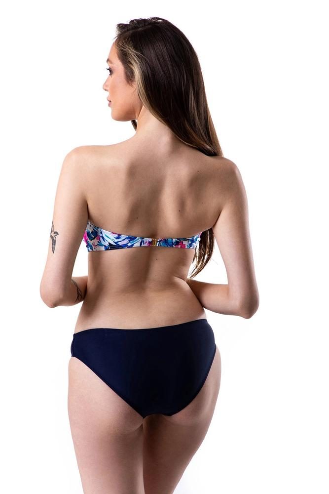 PRIMO DWUCZĘŚCIOWY KOSTIUM KĄPIELOWY BIKINI MIĘKKI STANIK BANDEAU Z KÓŁKIEM, KLASYCZNE FIGI 117