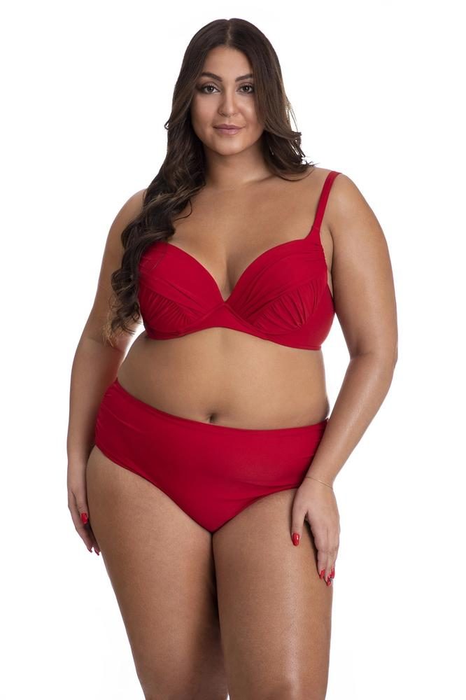 PRIMO DWUCZĘŚCIOWY KOSTIUM KĄPIELOWY WYSZCZUPLAJĄCY PLUS SIZE USZTYWNIANY BIUSTONOSZ I MAJTKI Z WYSOKIM STANEM 71
