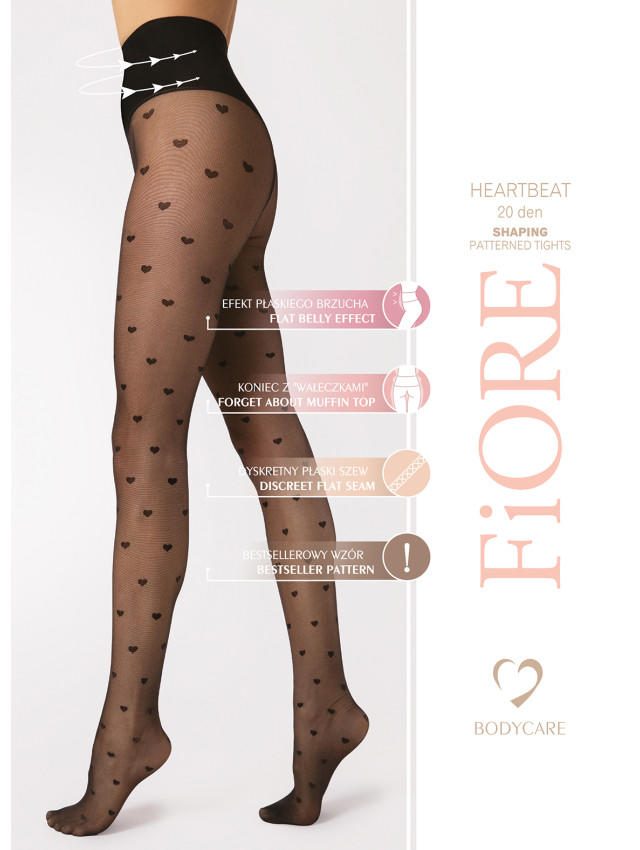 F5007 - RAJSTOPY HEARTBEAT 20 DEN - SS 24 TANGO BRAWO FIORE