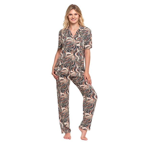 MORAJ PIŻAMA DAMSKA WISKOZA PLUS SIZE PDD5800-004 - AW2024/25