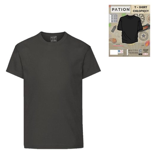 RAJ-POL T-SHIRT CHŁOPIĘCY PATION GRAFIT 732241, 732197, 732142, 732098, 732043