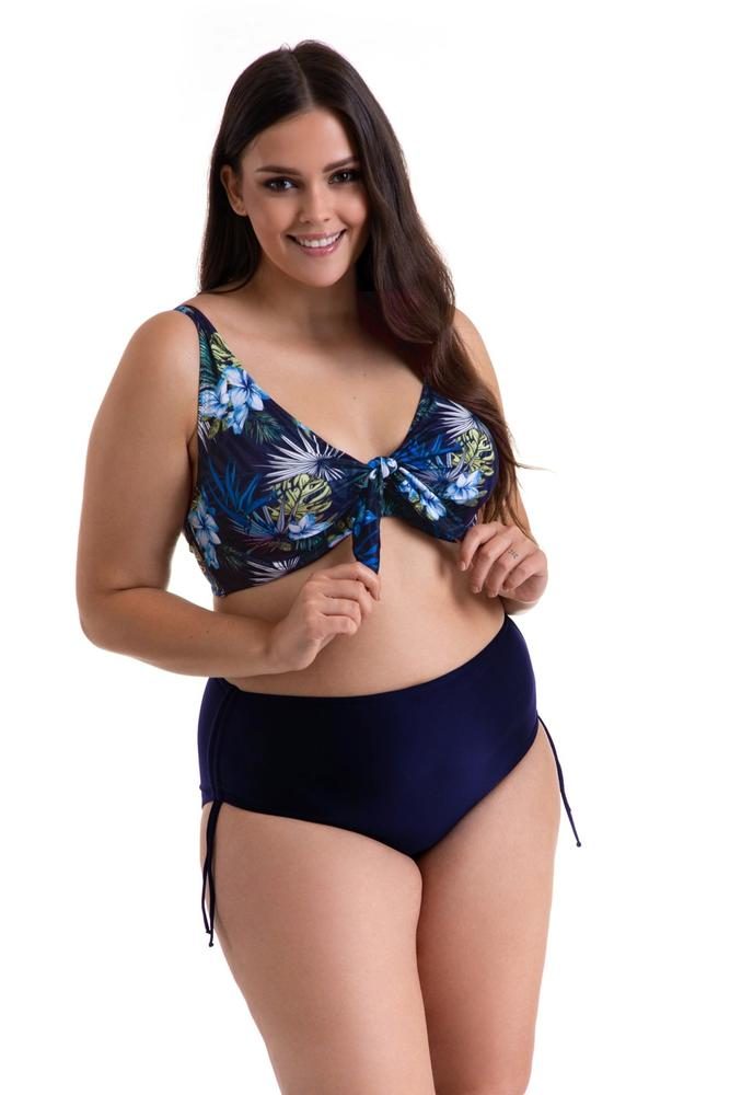 PRIMO DWUCZĘŚCIOWY KOSTIUM KĄPIELOWY PLUS SIZE MODELUJĄCY MIĘKKIE MISKI I MAJTKI Z WYSOKIM STANEM 615