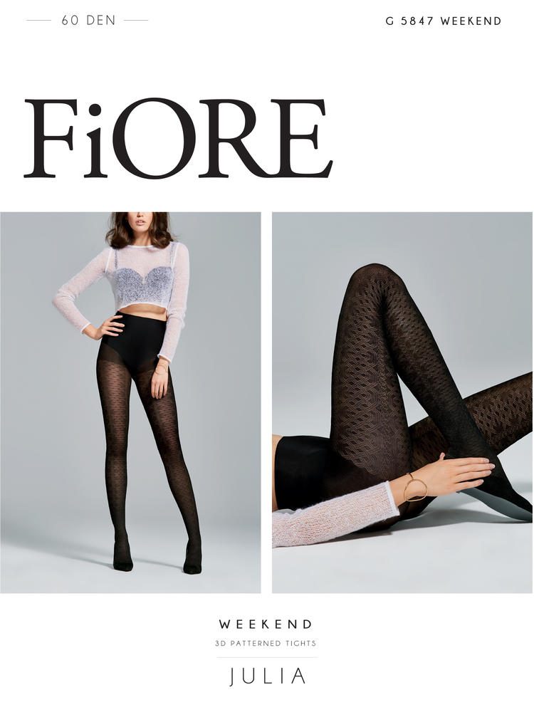 FIORE WEEKEND - Rajstopy 60 den 3D