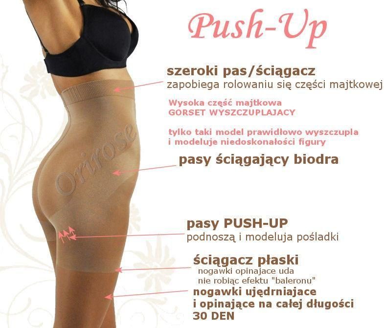 ORIROSE RAJSTOPY PUSH-UP