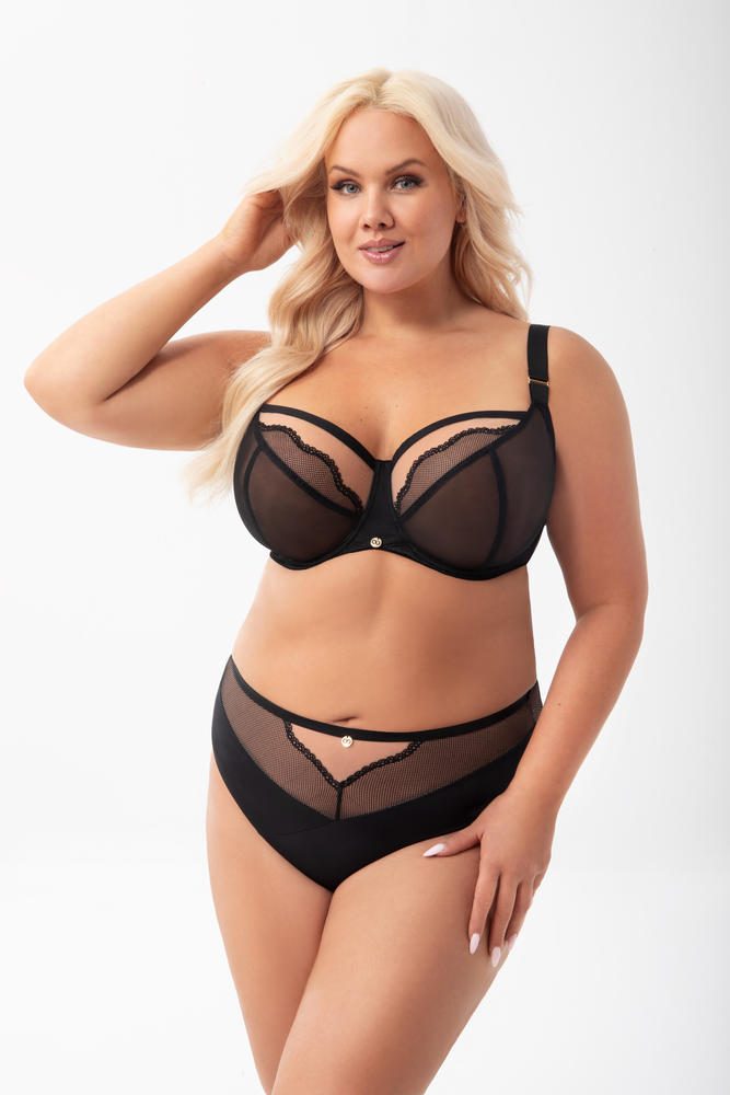 GORSENIA K900 BIUSTONOSZ MIĘKKI BIG IDA CZARNY