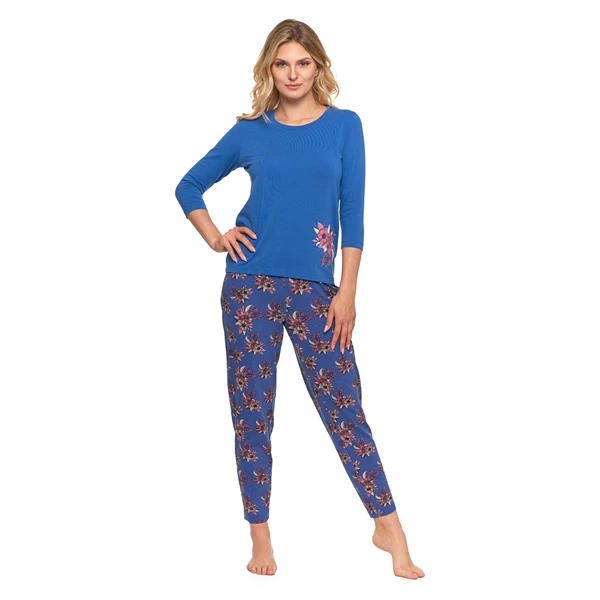MORAJ PIŻAMA NOCNA Z RĘKAWEM 3/4 PLUS SIZE PDD4500-007 - AW2024/25