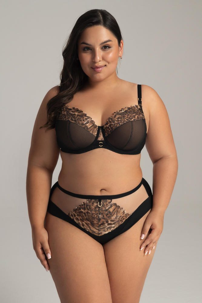 AVA BIUSTONOSZ PÓŁUSZTYWNIANY AV 2143 CLASSY BLACK