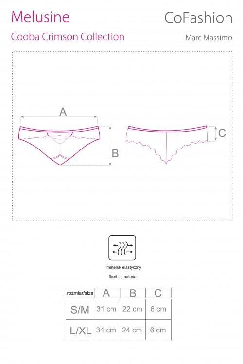COFASHION PANTY MELUSINE CF 90390 COOBA CRIMSON COLLECTION