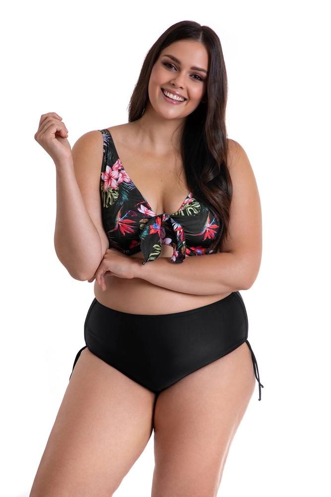 PRIMO DWUCZĘŚCIOWY KOSTIUM KĄPIELOWY PLUS SIZE MODELUJĄCY MIĘKKIE MISKI I MAJTKI Z WYSOKIM STANEM 615