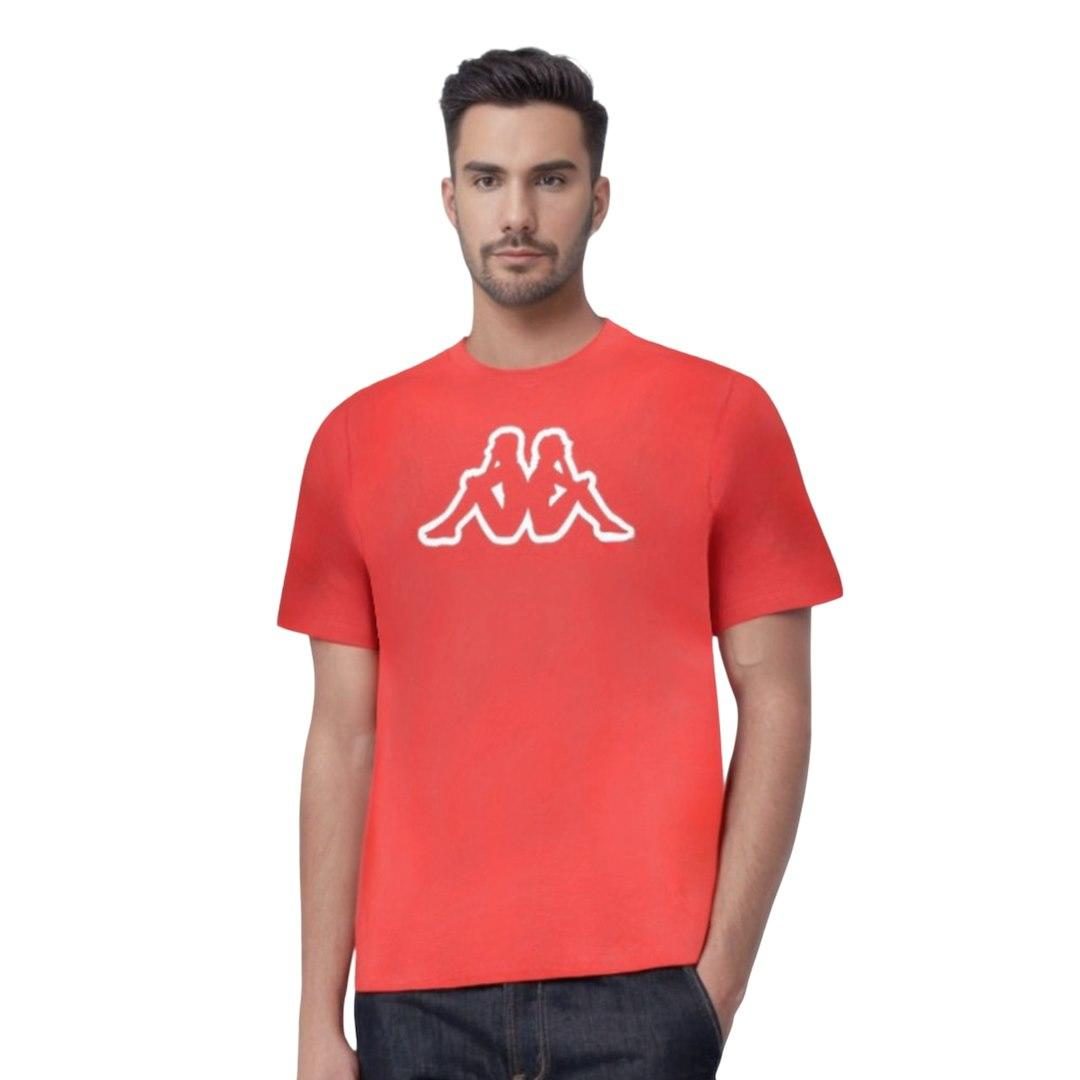 T-SHIRT MĘSKI BIG LOGO KAPPA 709389 CZERWONY 338850, 338942, 338812, 338904