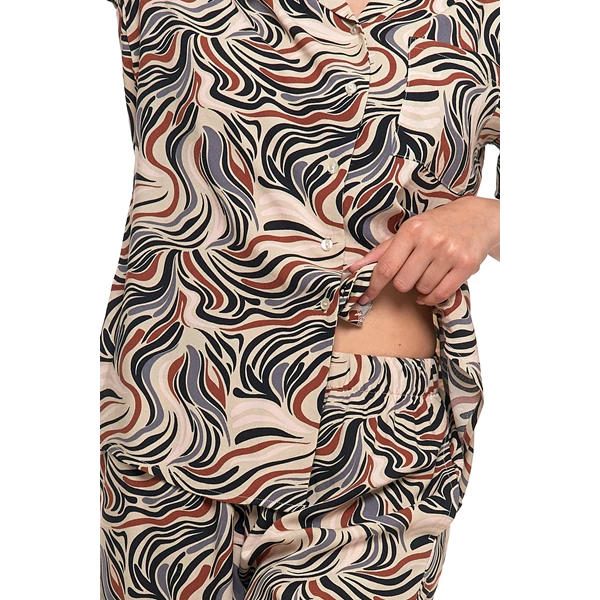 MORAJ PIŻAMA DAMSKA WISKOZA PLUS SIZE PDD5800-004 - AW2024/25