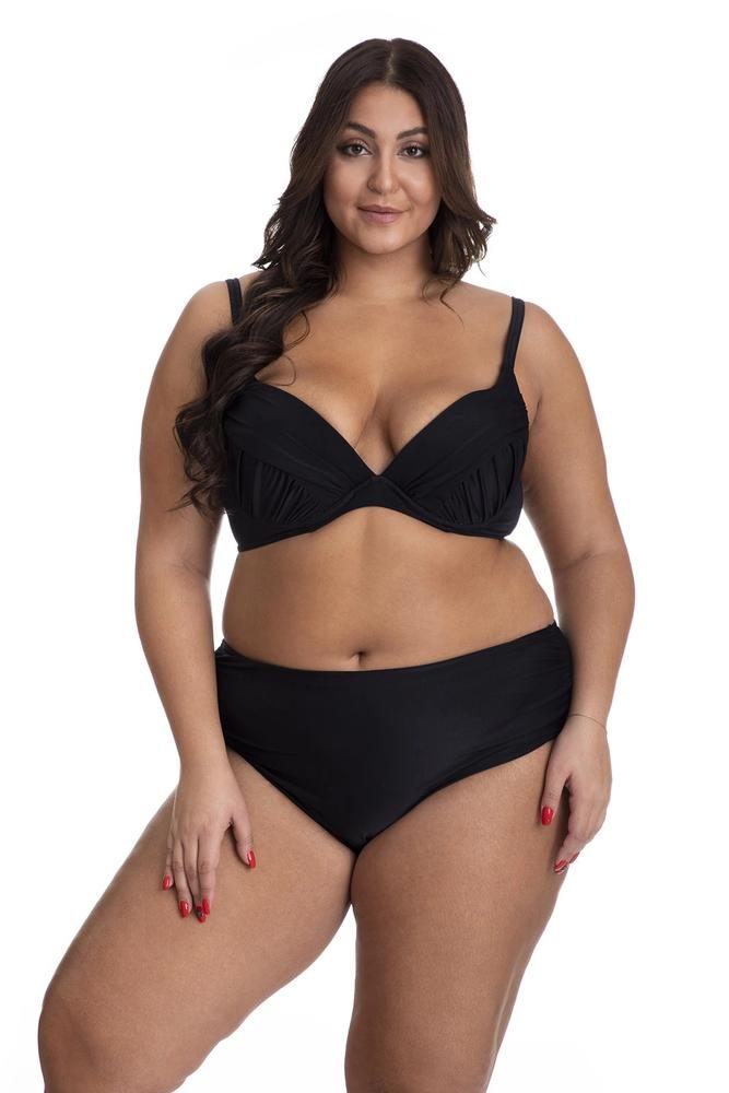 PRIMO DWUCZĘŚCIOWY KOSTIUM KĄPIELOWY WYSZCZUPLAJĄCY PLUS SIZE USZTYWNIANY BIUSTONOSZ I MAJTKI Z WYSOKIM STANEM 71