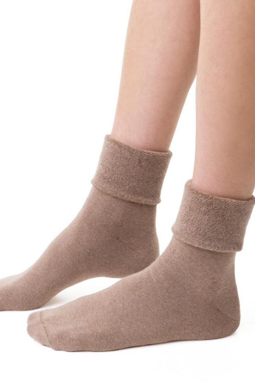 Skarpety damskie frotte wywijane  110