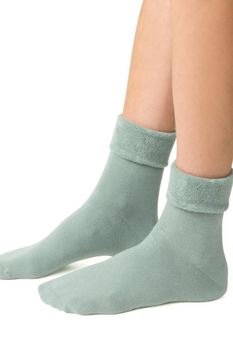 Skarpety damskie frotte wywijane  110
