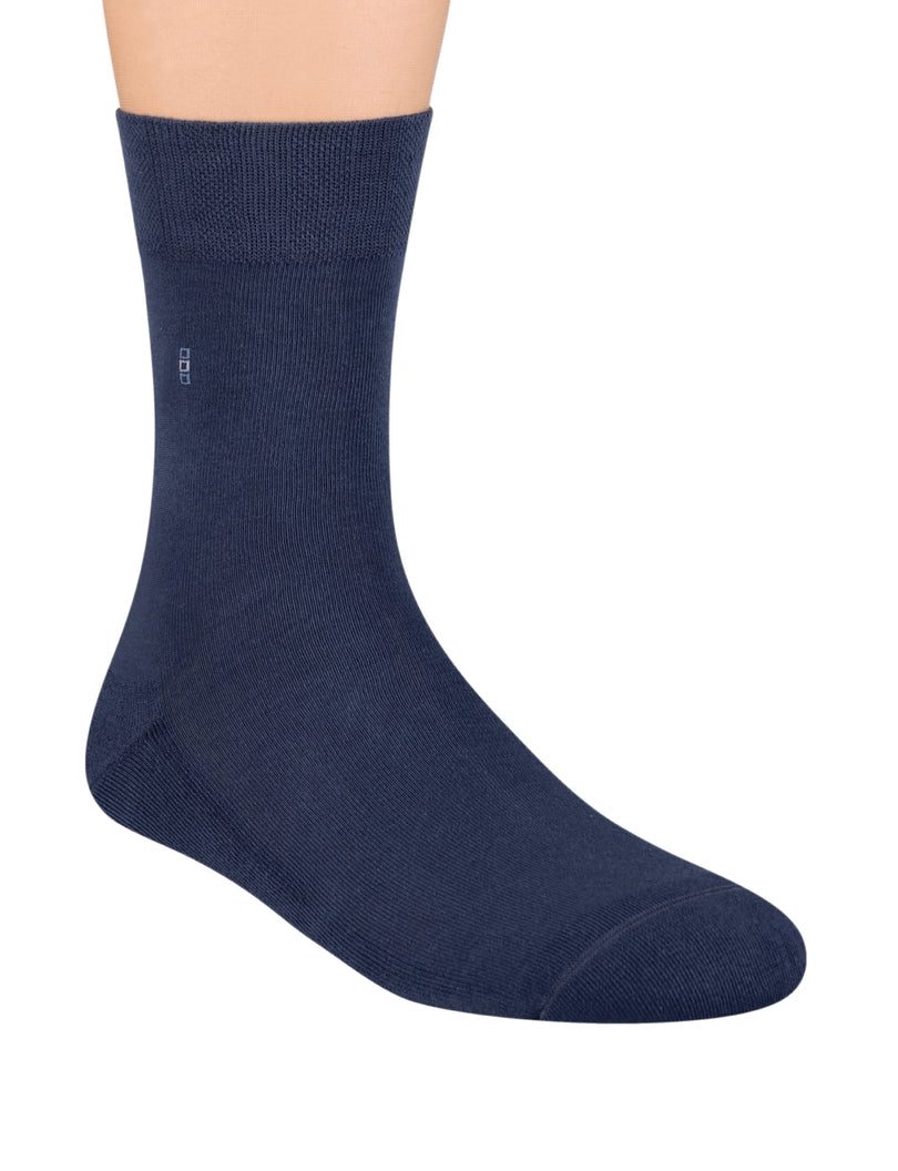 Skarpety męskie półfrotte z wzorem 003