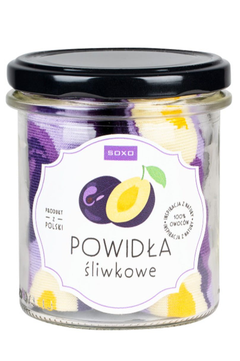 SKARPETY SOXO W SŁOIKU - POWIDŁA ŚLIWKOWE