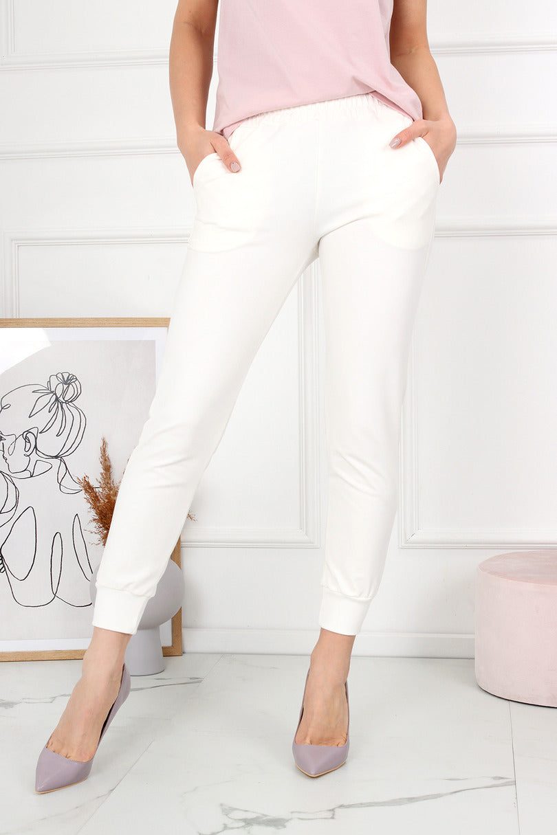 SPODNIE DRESOWE OFF PINK