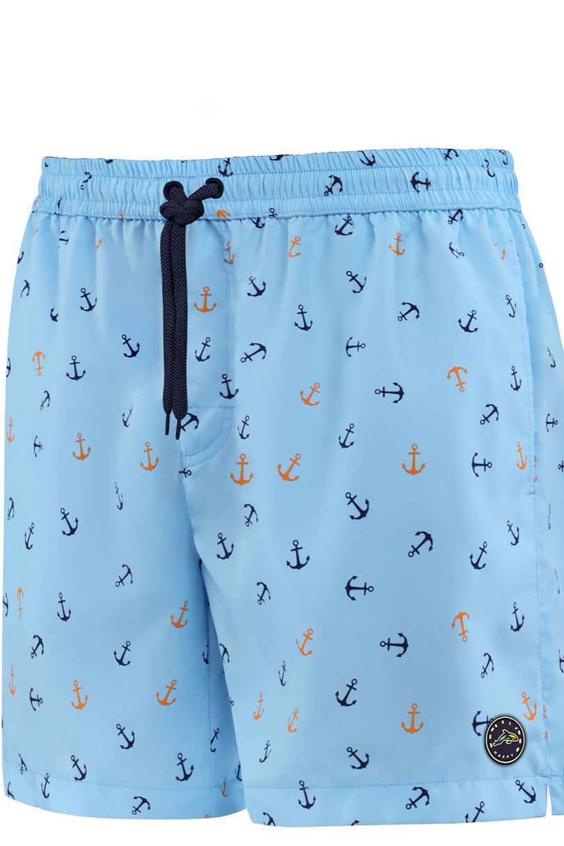 SZORTY KĄPIELOWE MĘSKIE HAPPY SHORTS - SM29 LONG