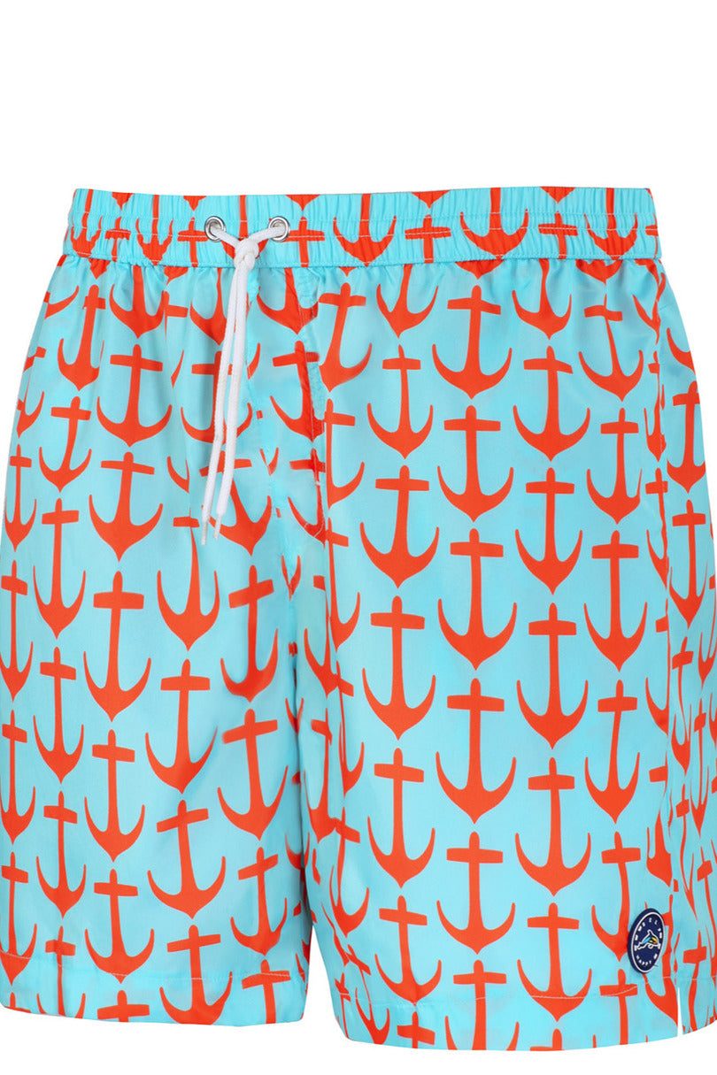 SZORTY KĄPIELOWE MĘSKIE HAPPY SHORTS - SM29 LONG