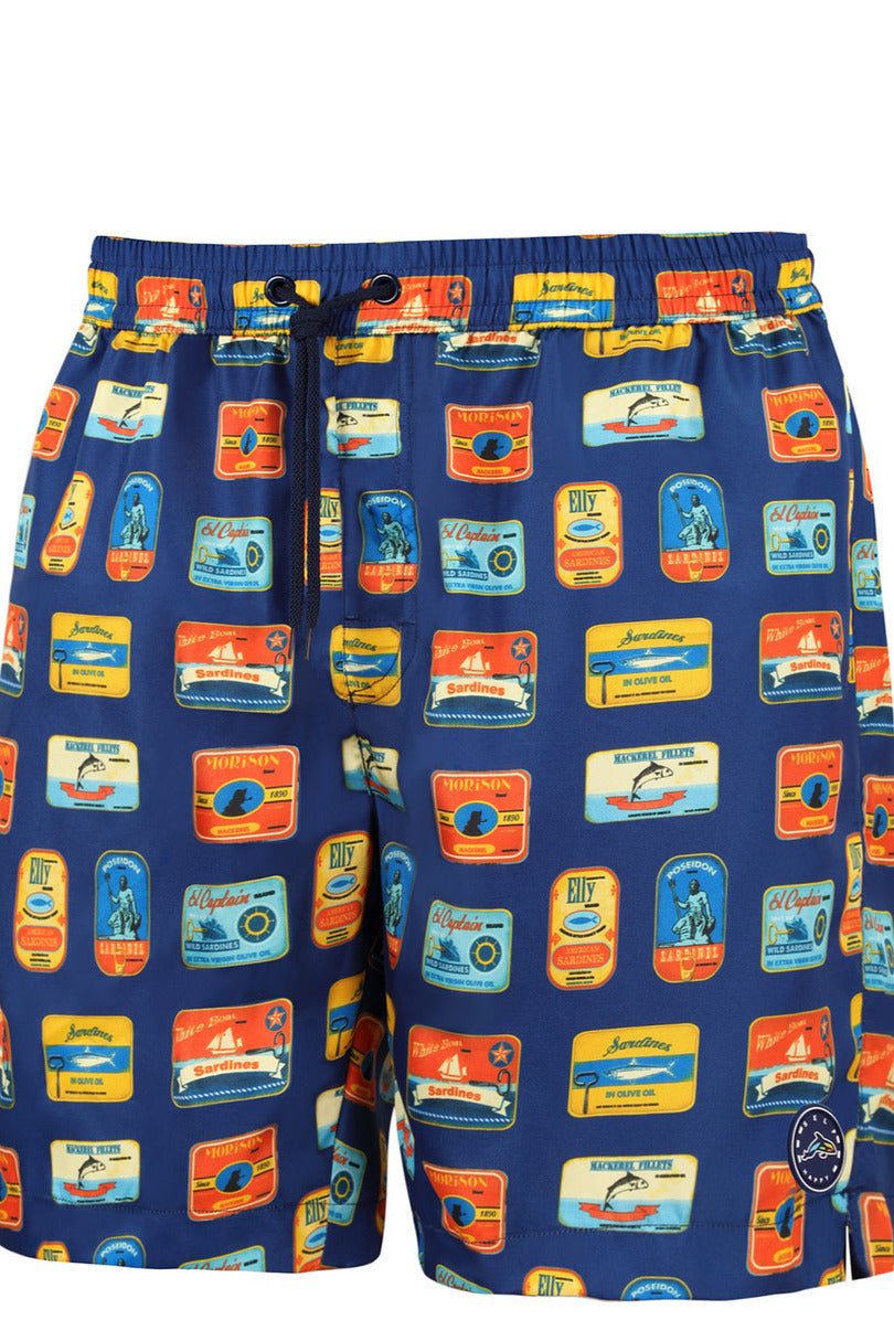 SZORTY KĄPIELOWE MĘSKIE HAPPY SHORTS - SM29 LONG