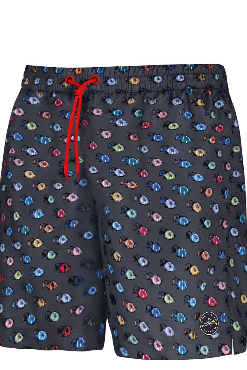 SZORTY KĄPIELOWE MĘSKIE HAPPY SHORTS - SM29 LONG