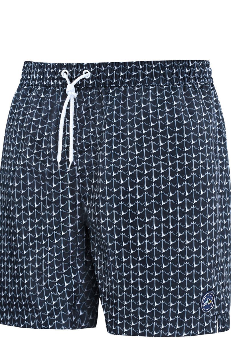 SZORTY KĄPIELOWE MĘSKIE HAPPY SHORTS - SM29 LONG