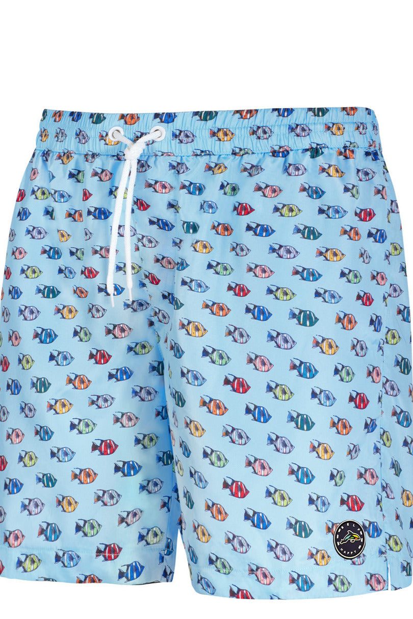 SZORTY KĄPIELOWE MĘSKIE HAPPY SHORTS - SM29 LONG