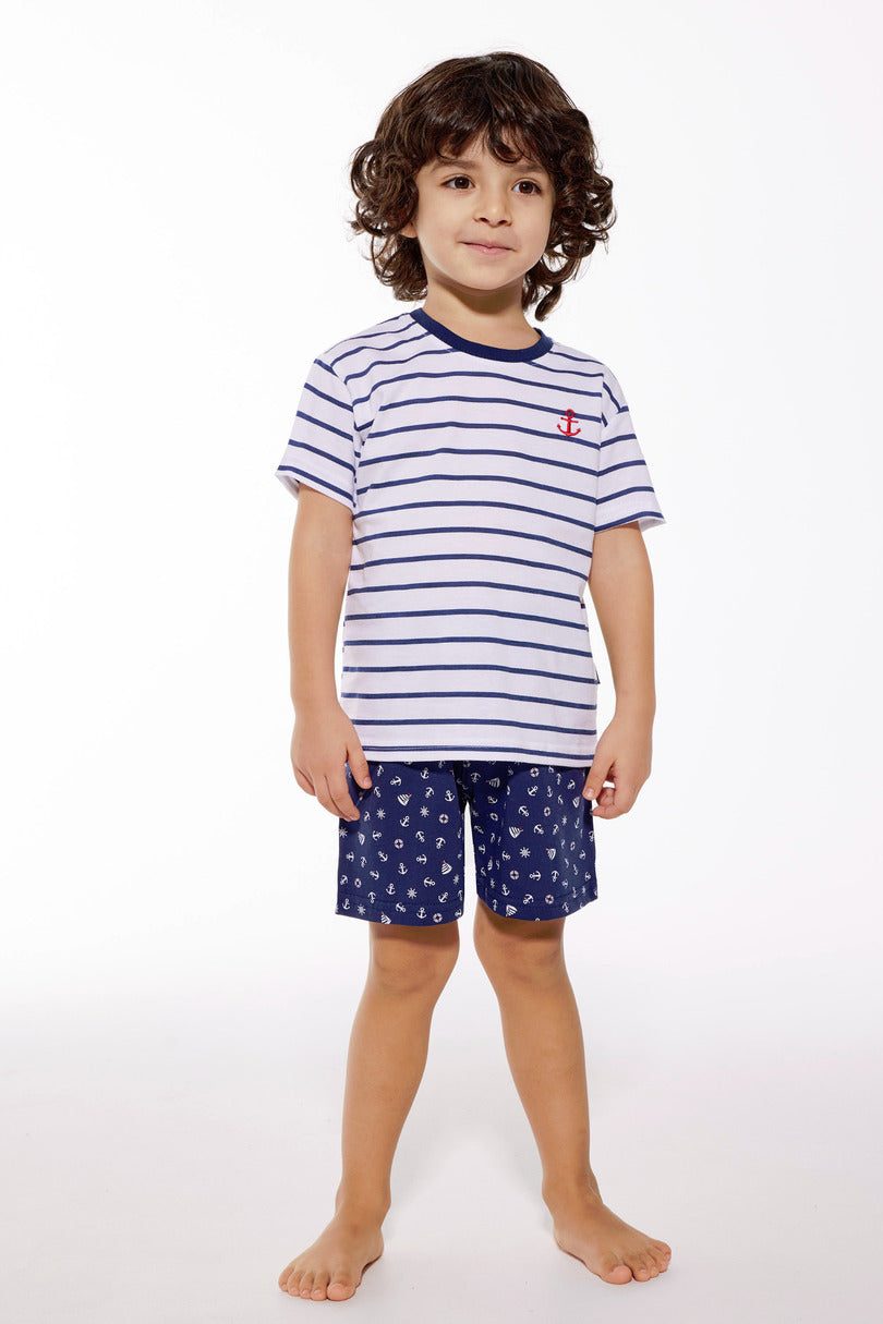 PIŻAMA BOY KIDS KR 801/111 MARINE