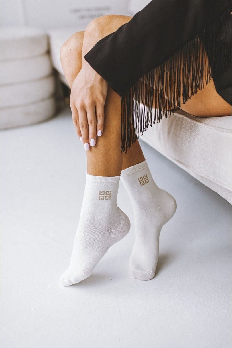 Skarpetki damskie mały wzór Fashion GG 0200.043