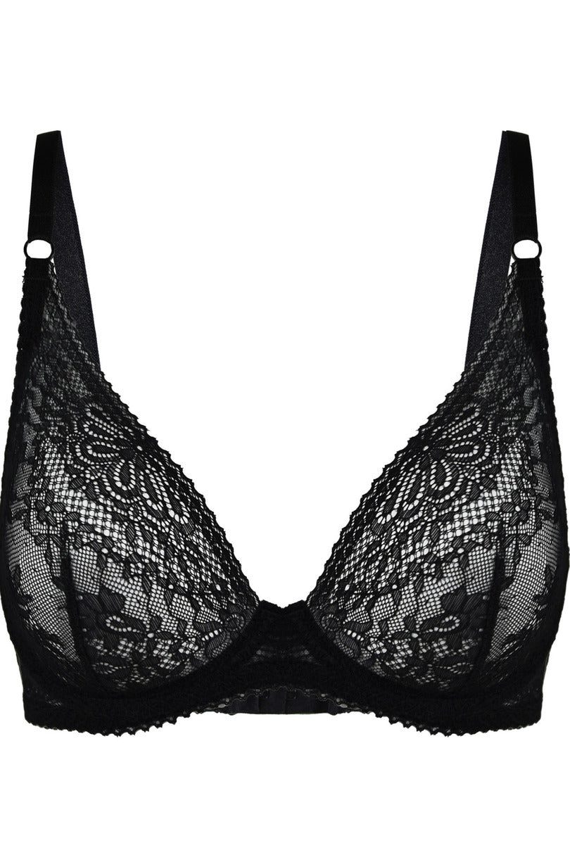 BIUSTONOSZ FANCY BRALETTE 19237 BLACK