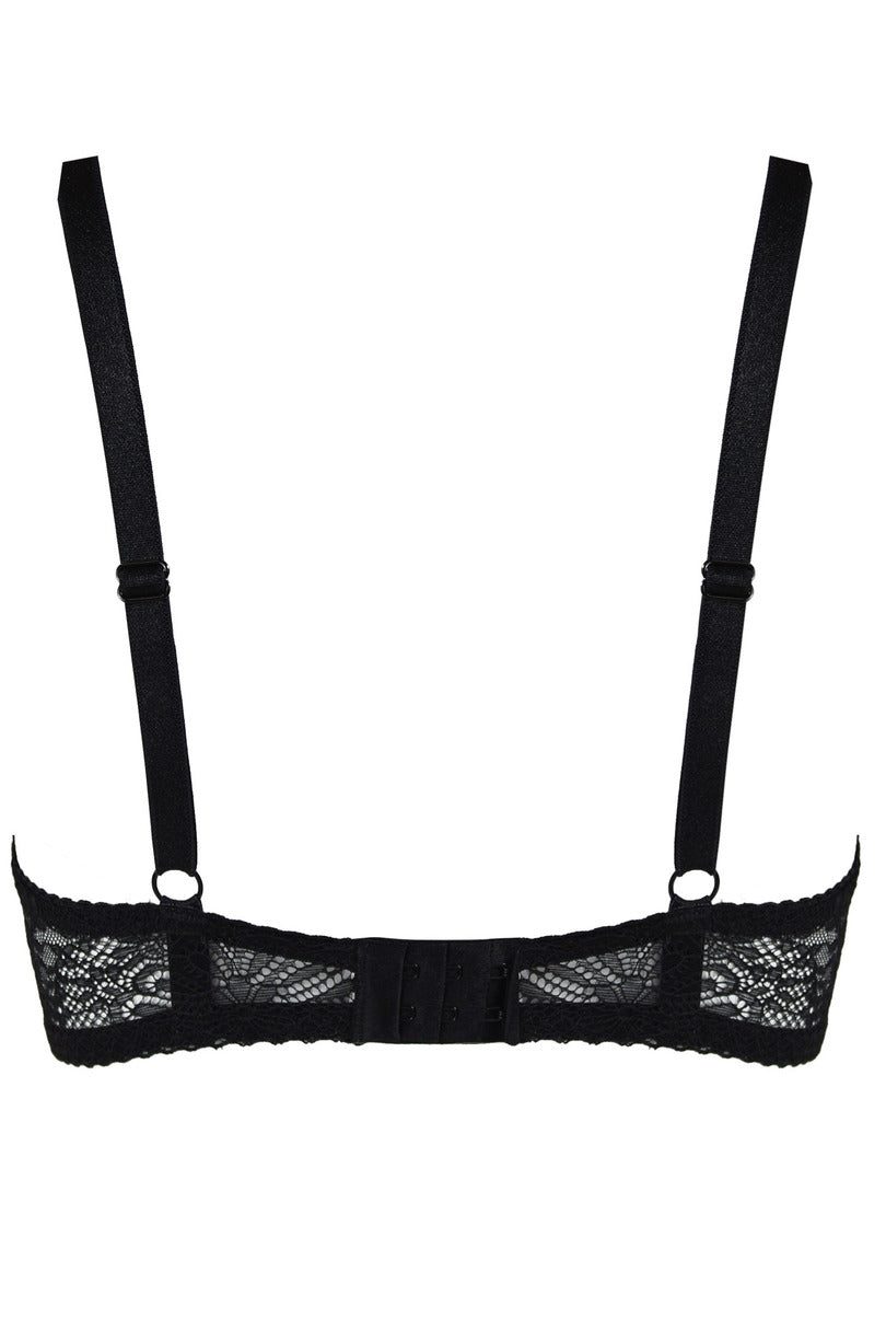 BIUSTONOSZ FANCY BRALETTE 19237 BLACK