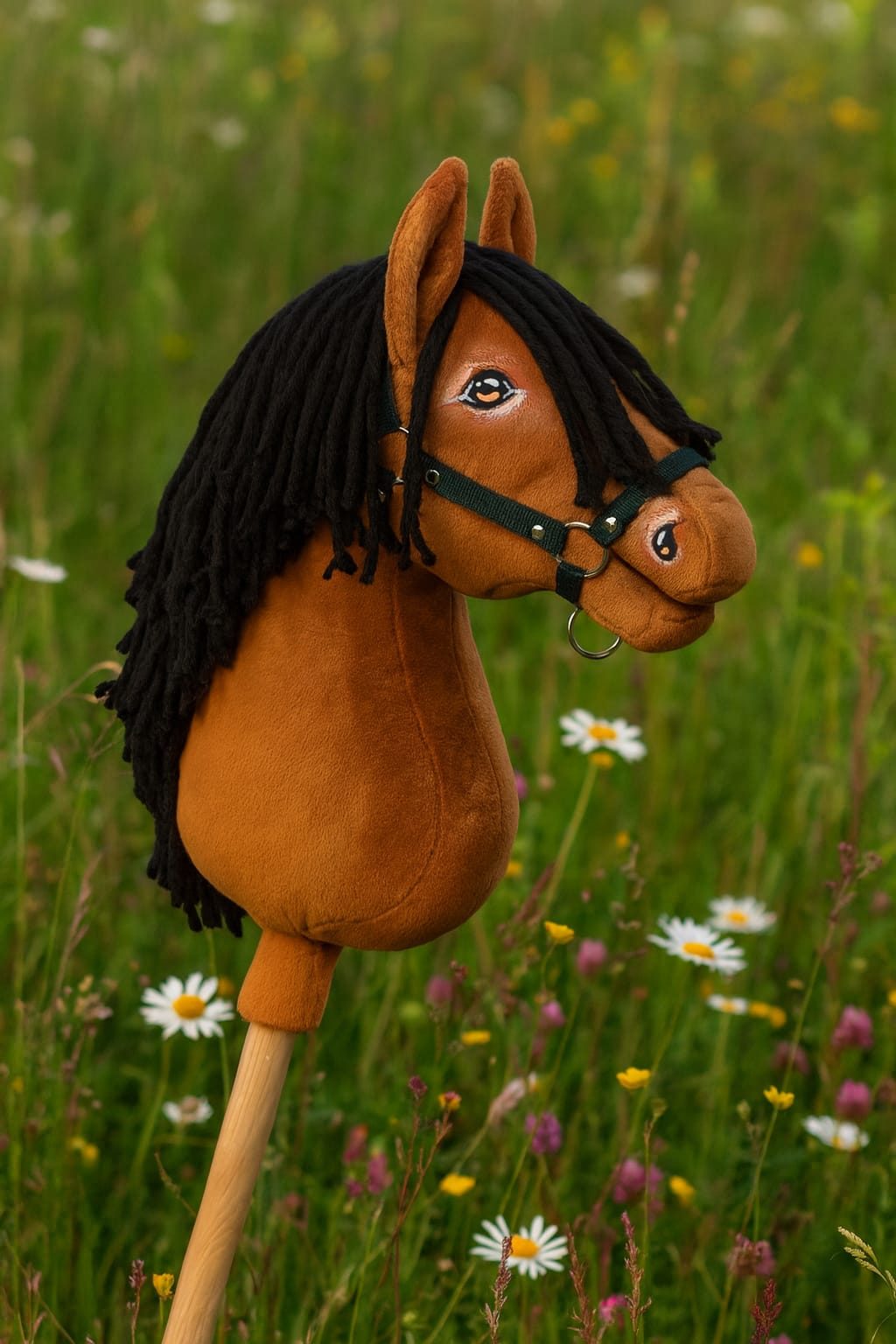 Hobby Horse Duży koń na kiju Premium -  jasnogniady A3