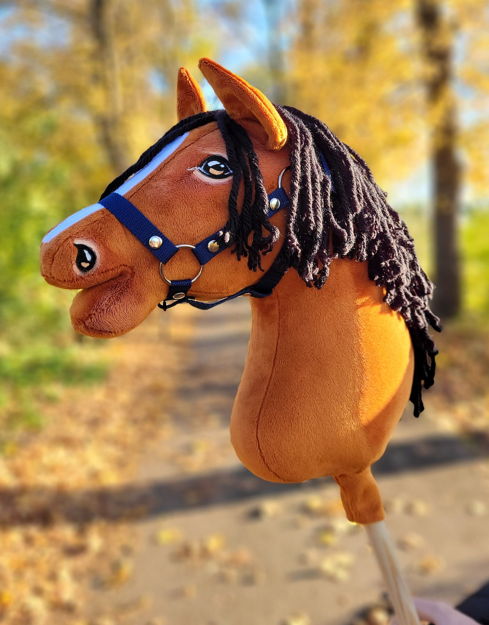Hobby Horse Duży koń na kiju Premium -  jasnogniady II A3