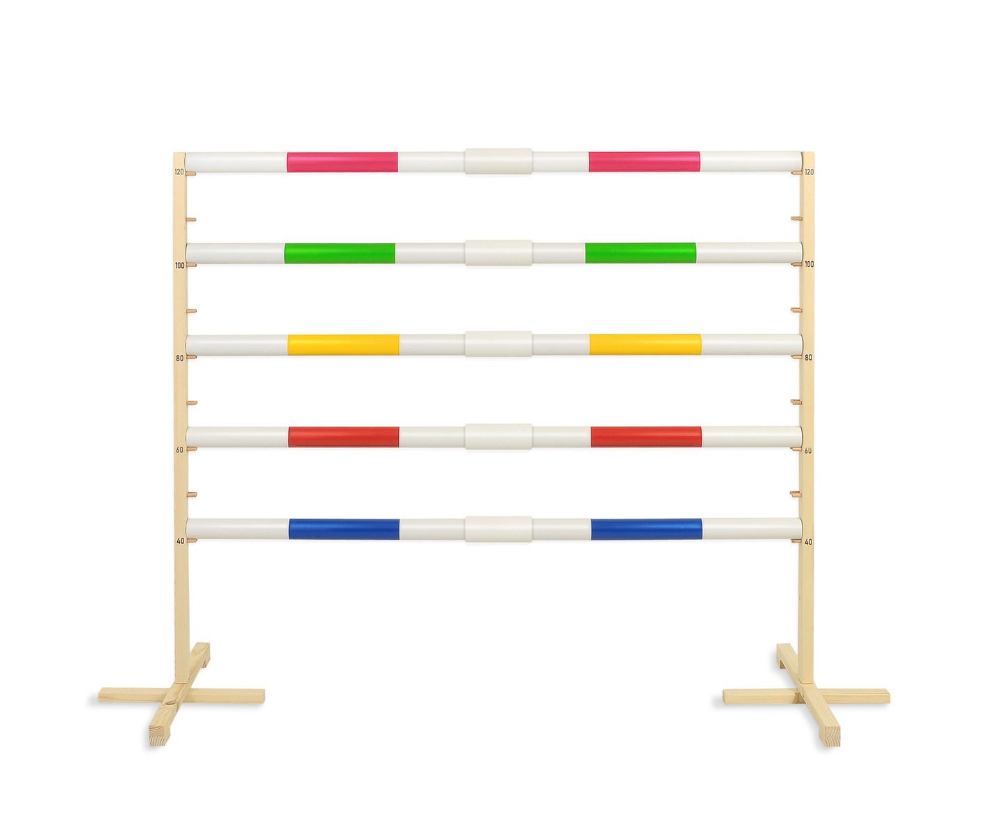 Przeszkoda skokowa do Hobby Horse 160cm, h-120 cm, belka niebieska
