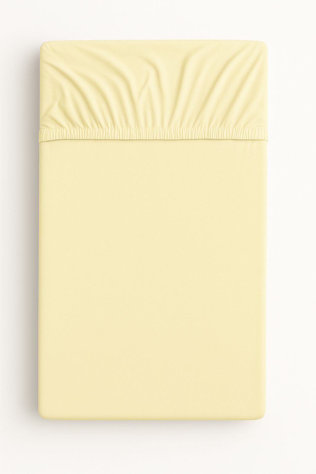 Prześcieradło bawełniane z gumką do łóżeczka 120x60 cm - miętowe