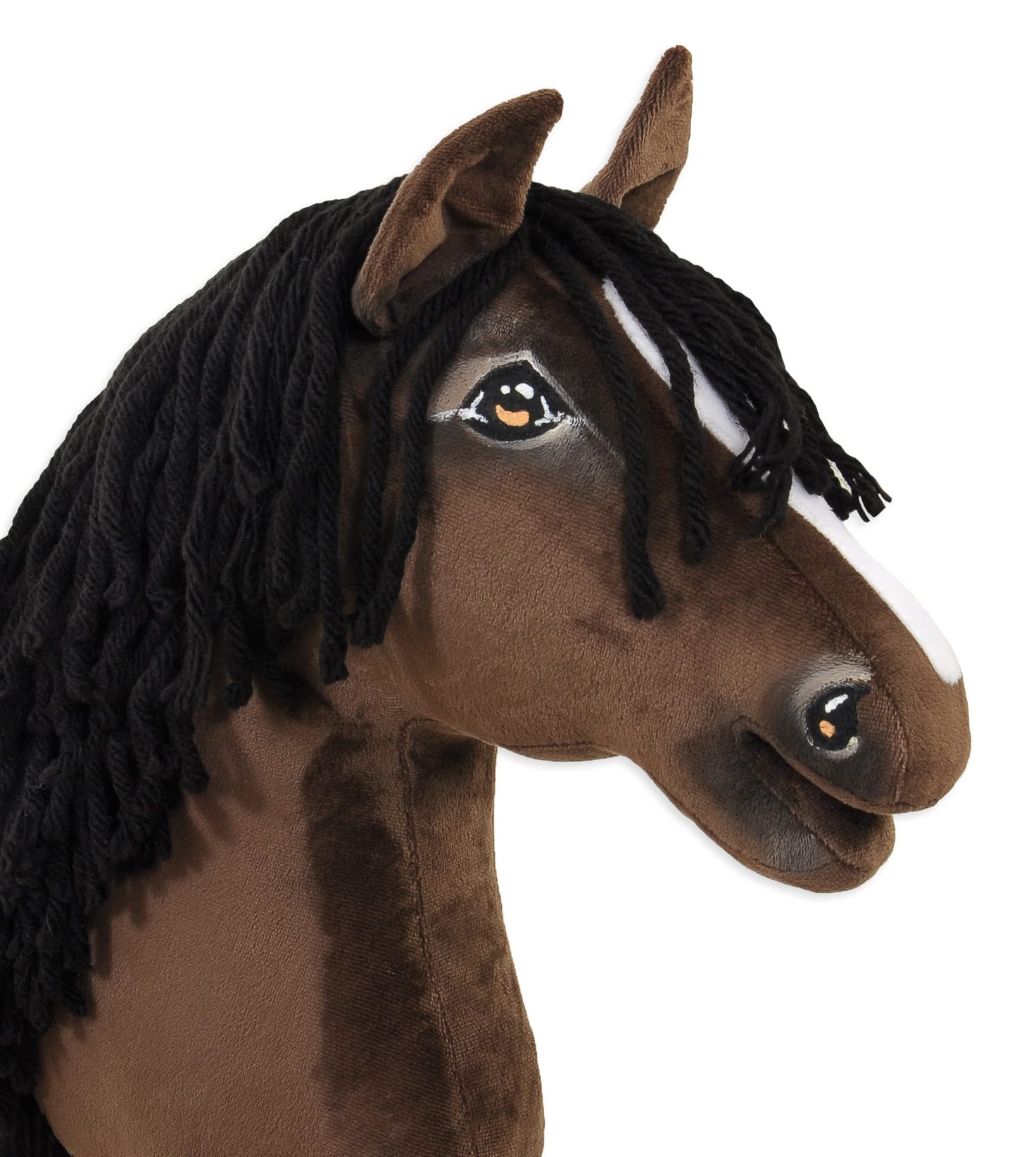 Hobby Horse Duży koń na kiju Premium - ciemnogniady A3