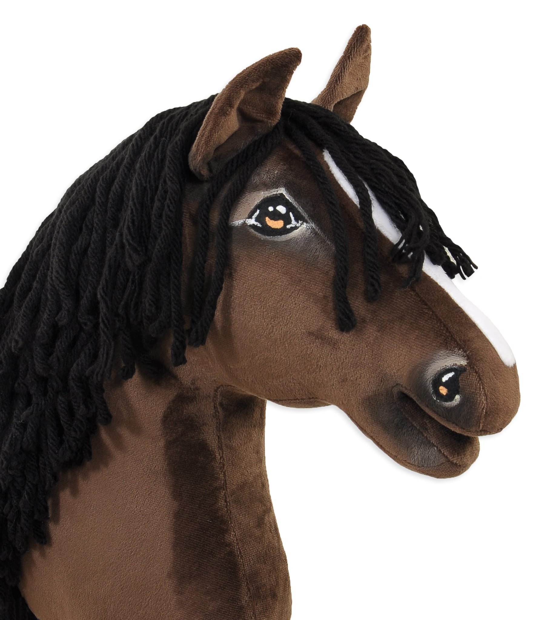 Hobby Horse Duży koń na kiju Premium - ciemnogniady A3