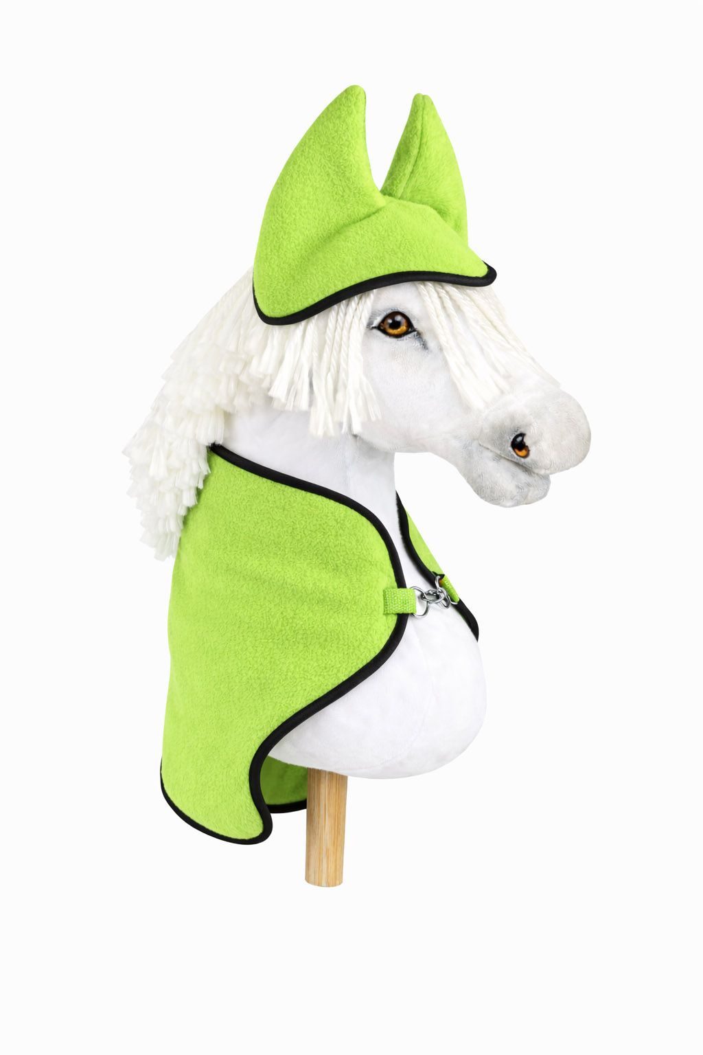 Zestaw dla Hobby Horse A3: polarowa derka + nauszniki – kremowy