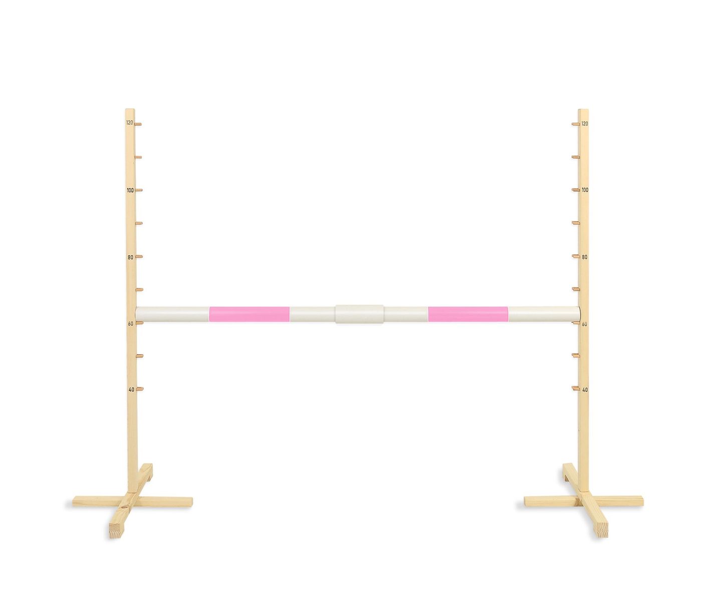 Przeszkoda skokowa do Hobby Horse 160cm, h-120 cm, belka jasny fiolet