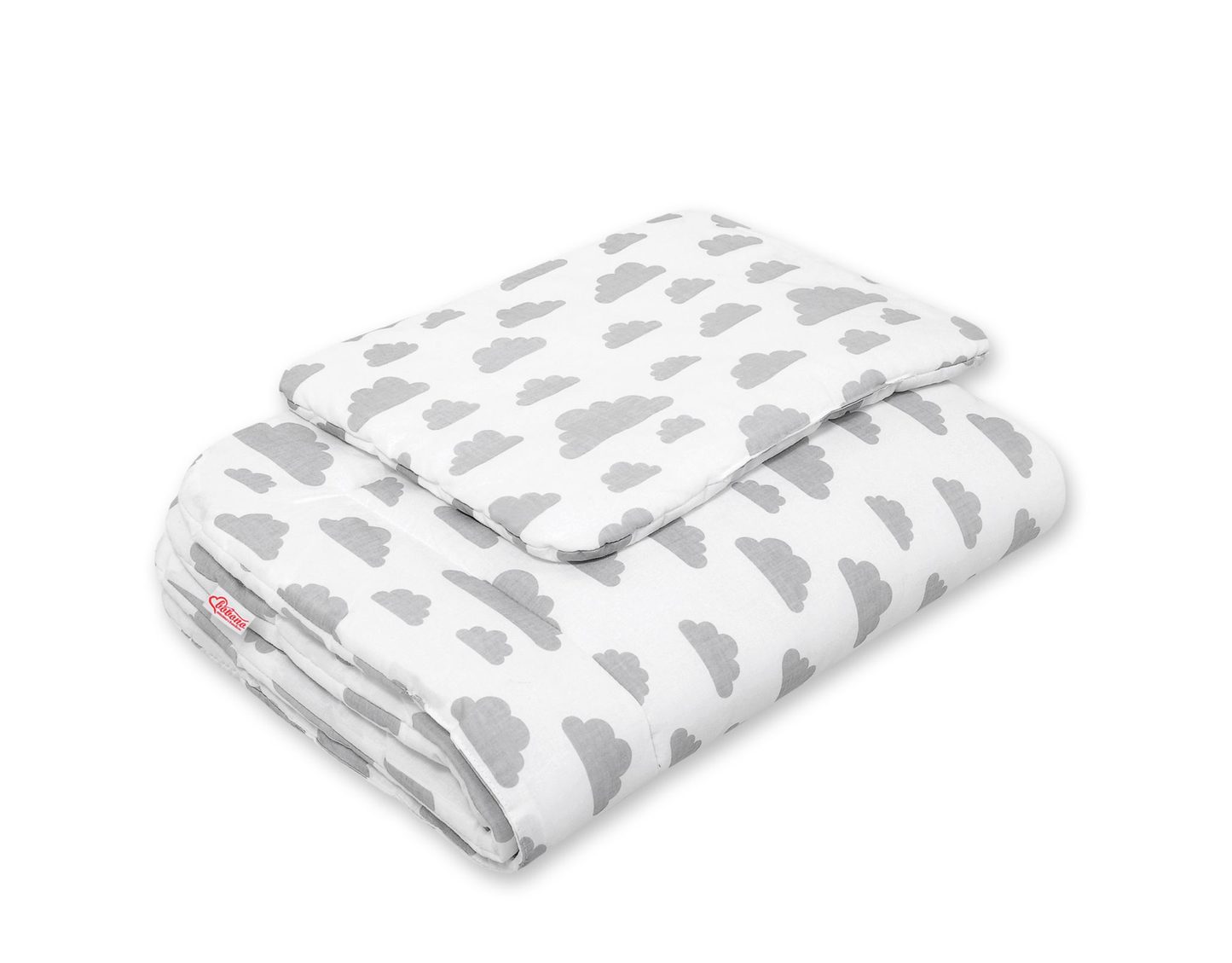 Komplet pościeli dla niemowląt z wypełnieniem 2-cz 75x100cm NEWBORN - misie niebieskie