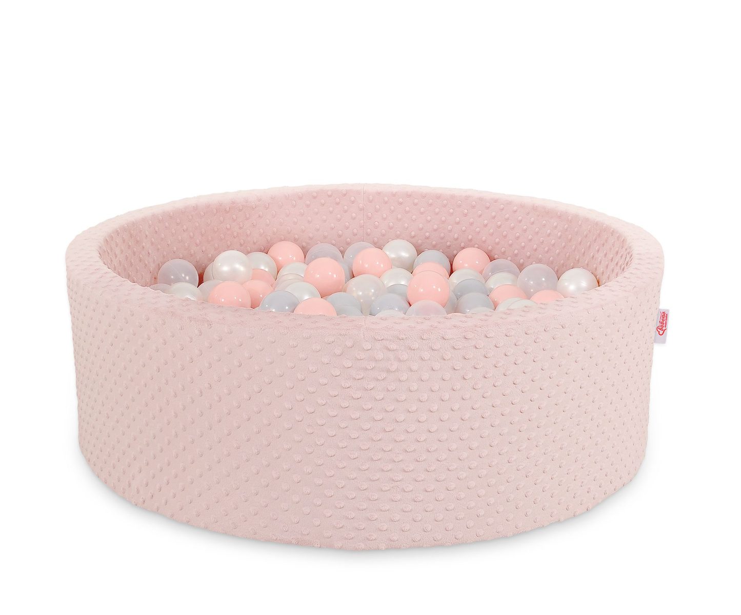 Suchy basen minky H-30 cm z piłkami 200szt.- jasnoszary