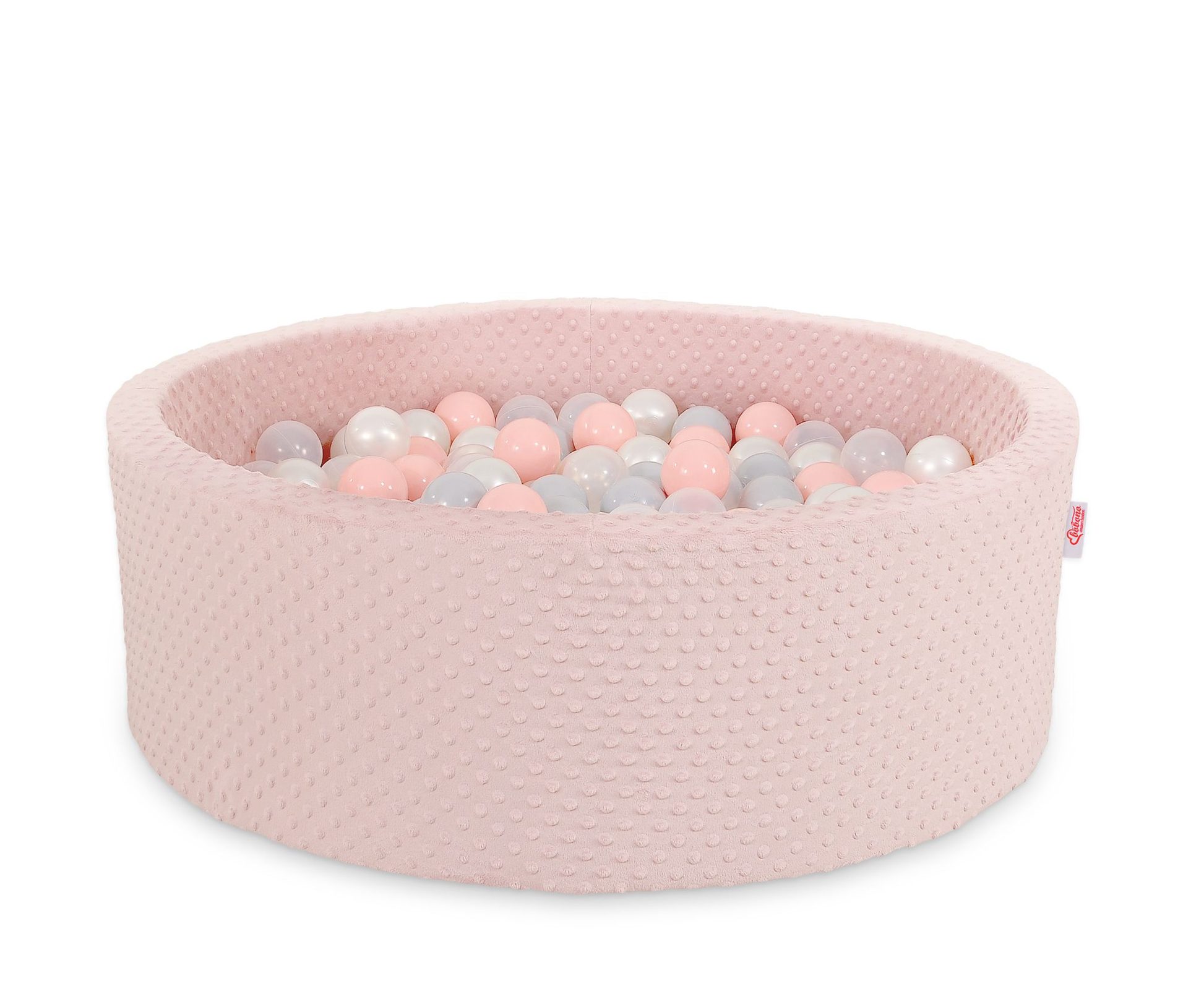 Suchy basen minky H-30 cm z piłkami 200szt.- jasnoszary