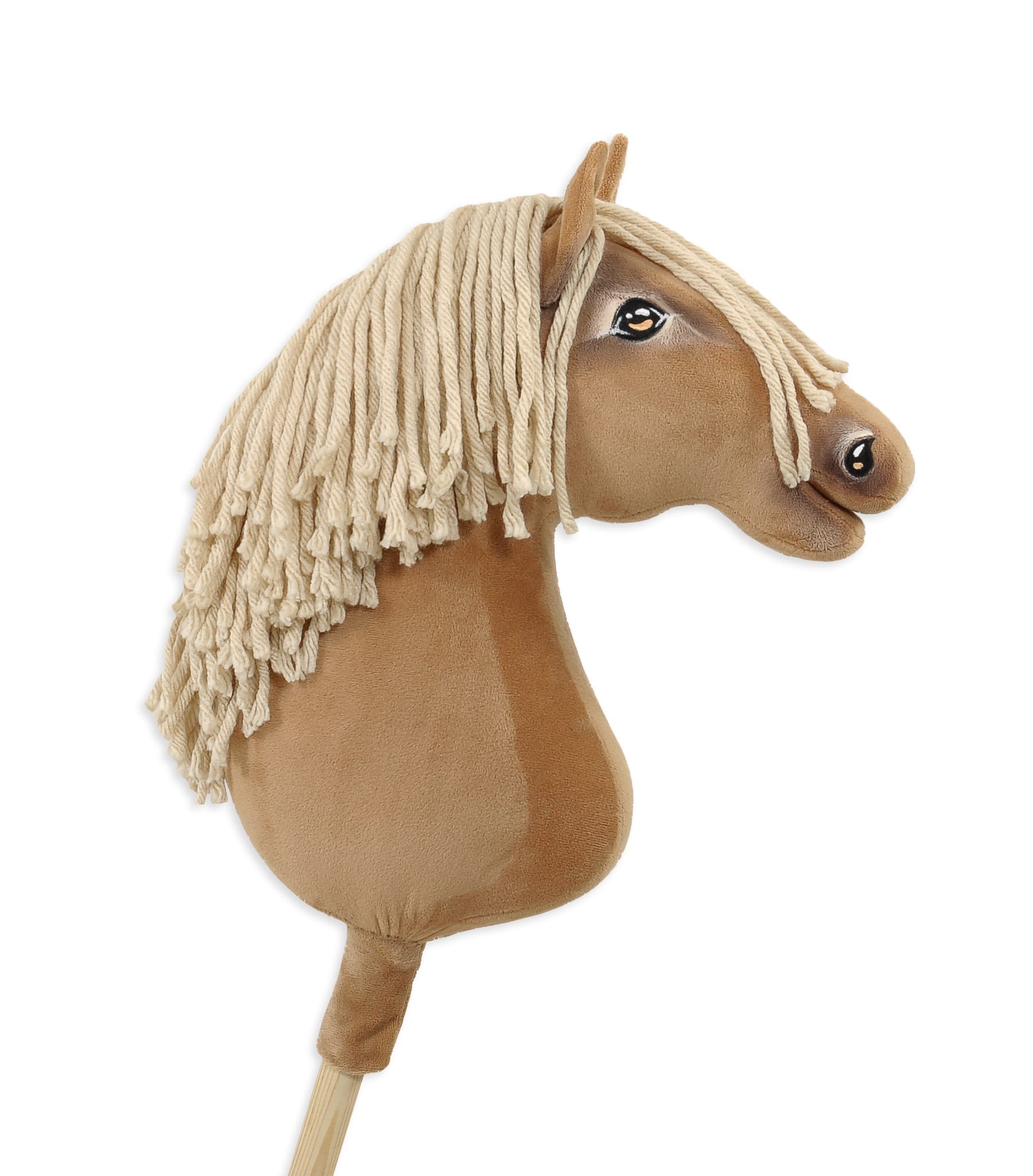 Hobby Horse Duży koń na kiju Premium - izabelowaty  A3