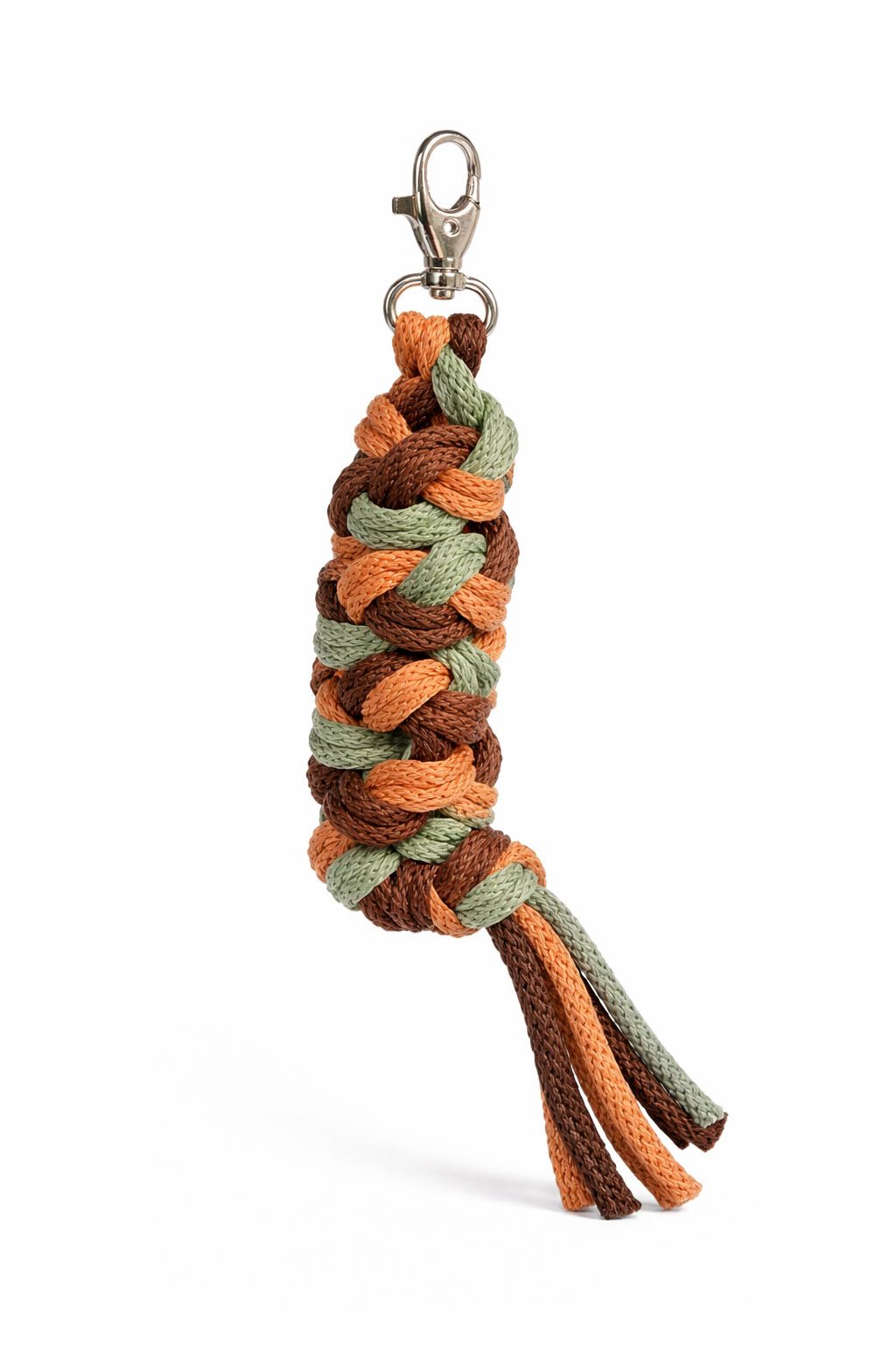 Uwiąz dla konia Hobby Horse pleciony ze sznurka – ciemny fiolet/ turkus/ terracota