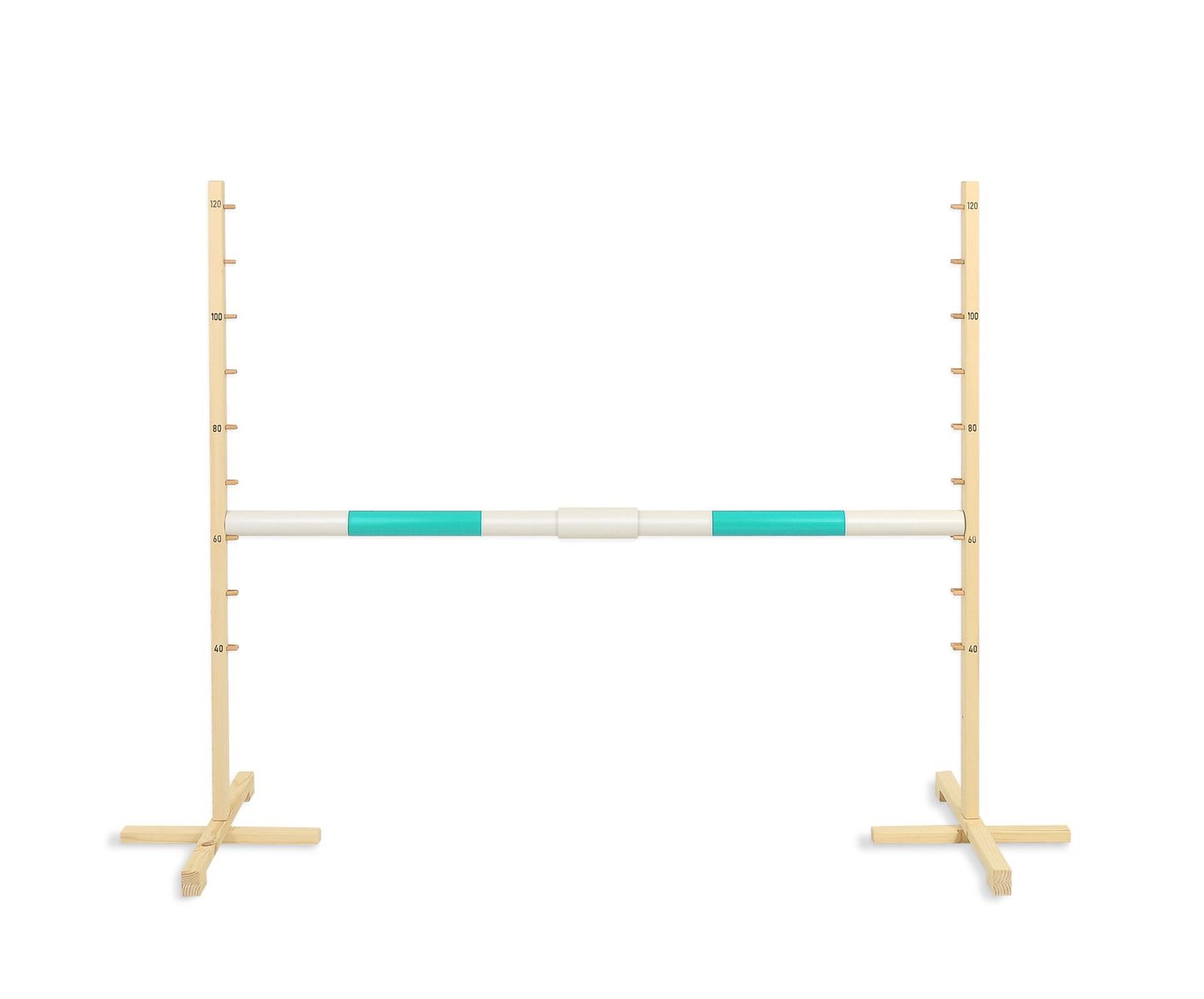 Przeszkoda skokowa do Hobby Horse 160cm, h-120 cm, belka jasny fiolet