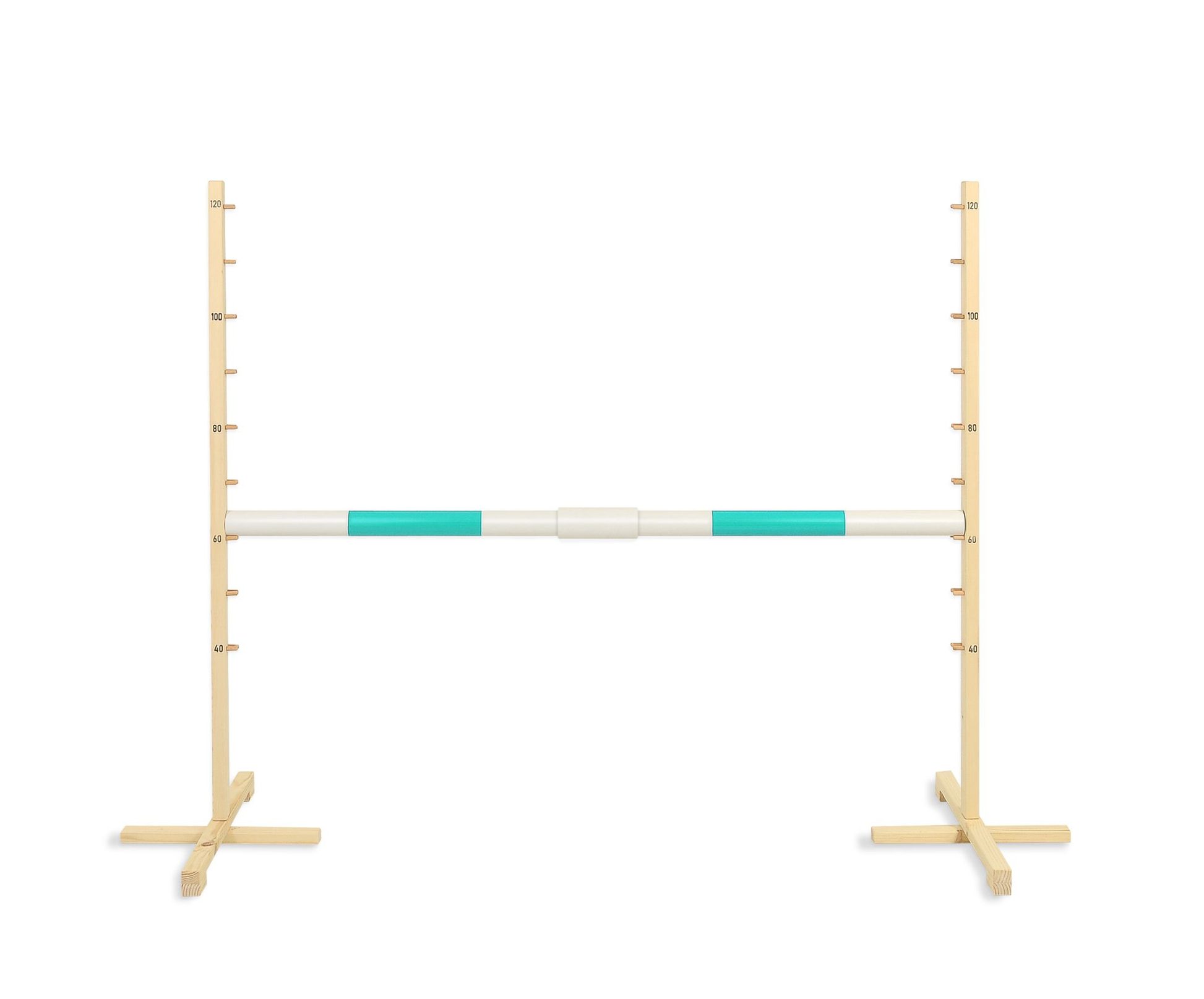 Przeszkoda skokowa do Hobby Horse 160cm, h-120 cm, belka jasny fiolet