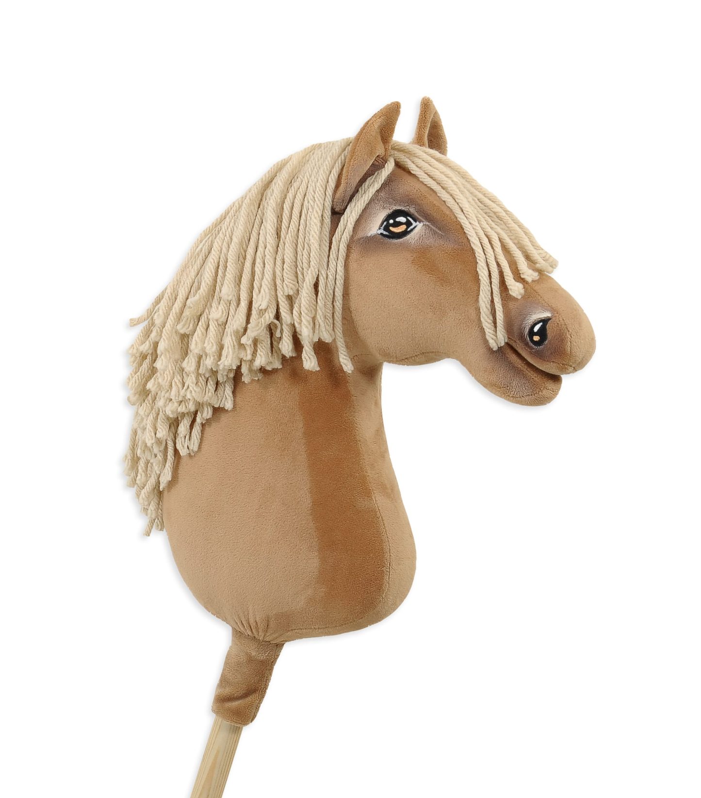 Hobby Horse Duży koń na kiju Premium - izabelowaty  A3